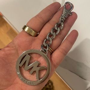 Michael Kors Silver bag charms ✨